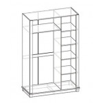 Шкаф 3Д Бристоль Мебель-Сервис